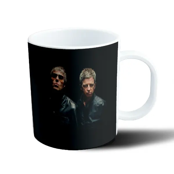 Taza de Plástico Oasis Liam y Noel Gallagher