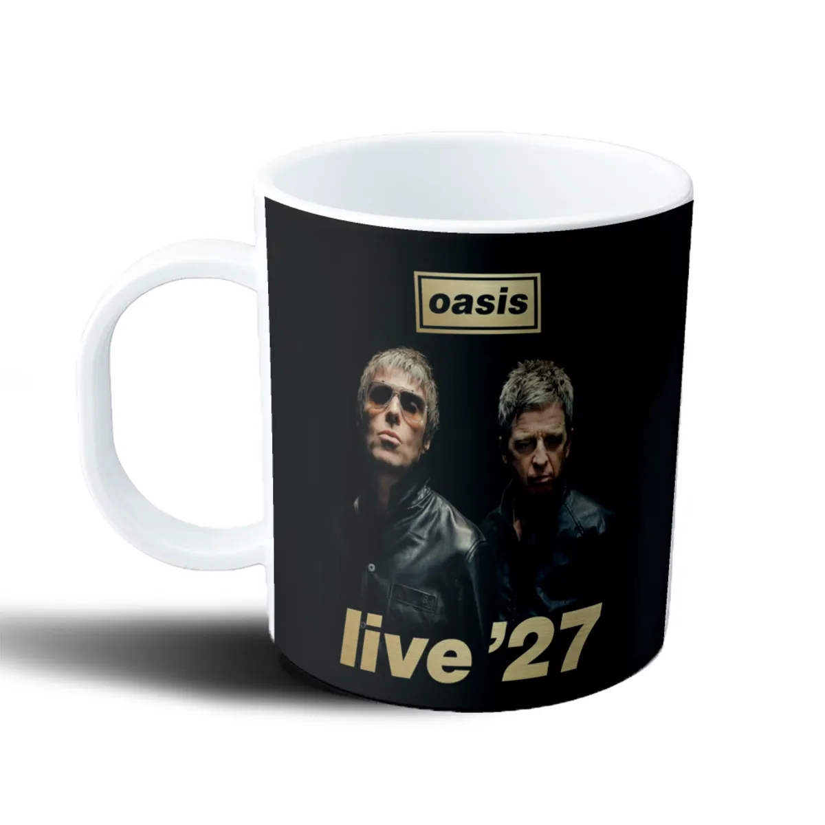 Taza de Plástico Oasis Live 27 Liam y Noel Gallagher - vista 2