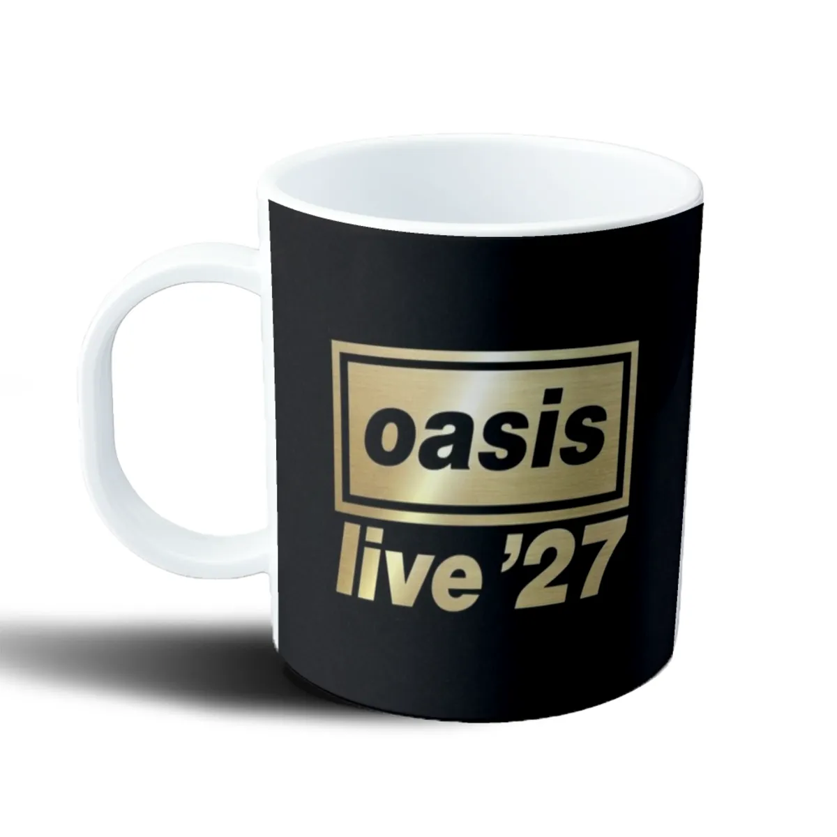 Taza de Plástico Oasis Live 27 Logo Dorado - vista 2