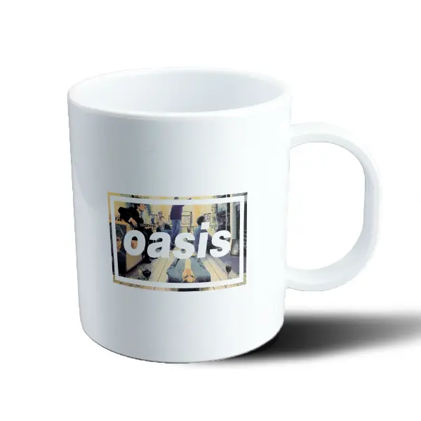 Taza de Plástico Oasis Banda Foto Clásica