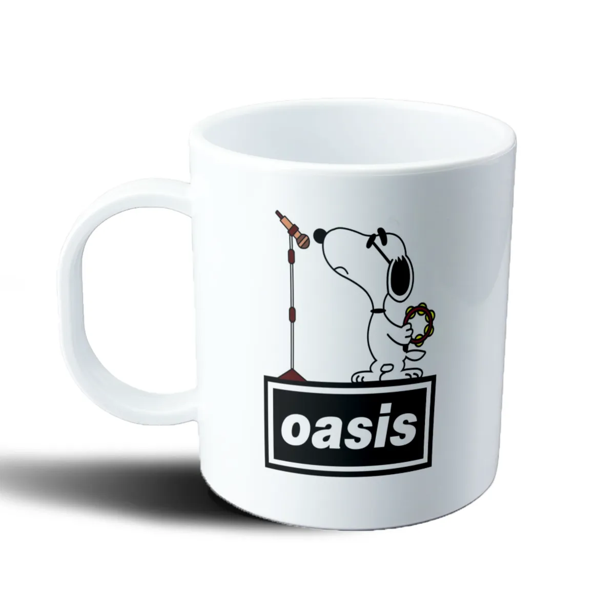 Taza de Plástico Oasis Snoopy Cantando con Pandereta - vista 2