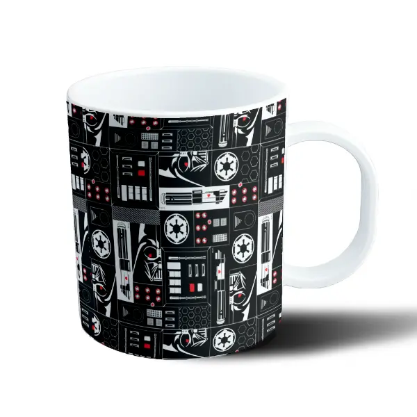 Taza de Plástico Star Wars Darth Vader Patrón Sables Láser