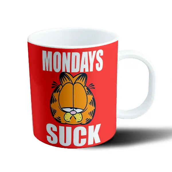 Taza de Plástico Garfield Odio los Lunes