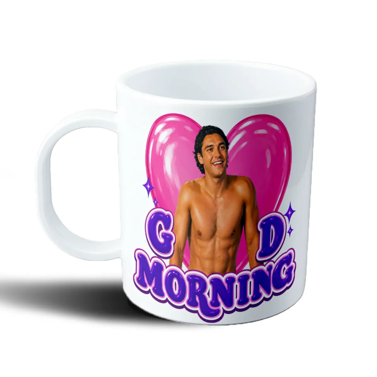 Taza de Plástico Off Campus Good Morning Corazón - vista 2