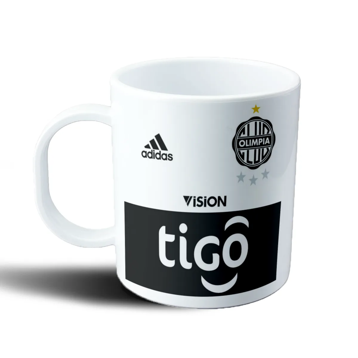 Taza de Plástico Olimpia Camiseta Adidas Tigo - vista 2