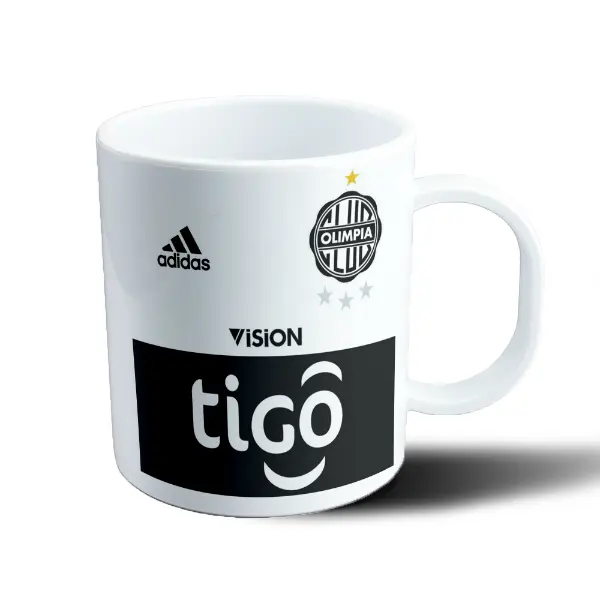 Taza de Plástico Olimpia Camiseta Adidas Tigo