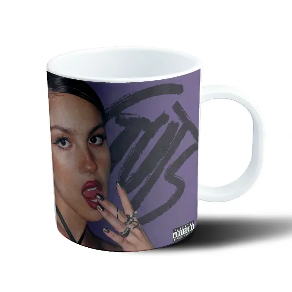 Taza de Plástico Olivia Rodrigo Morado Explicit