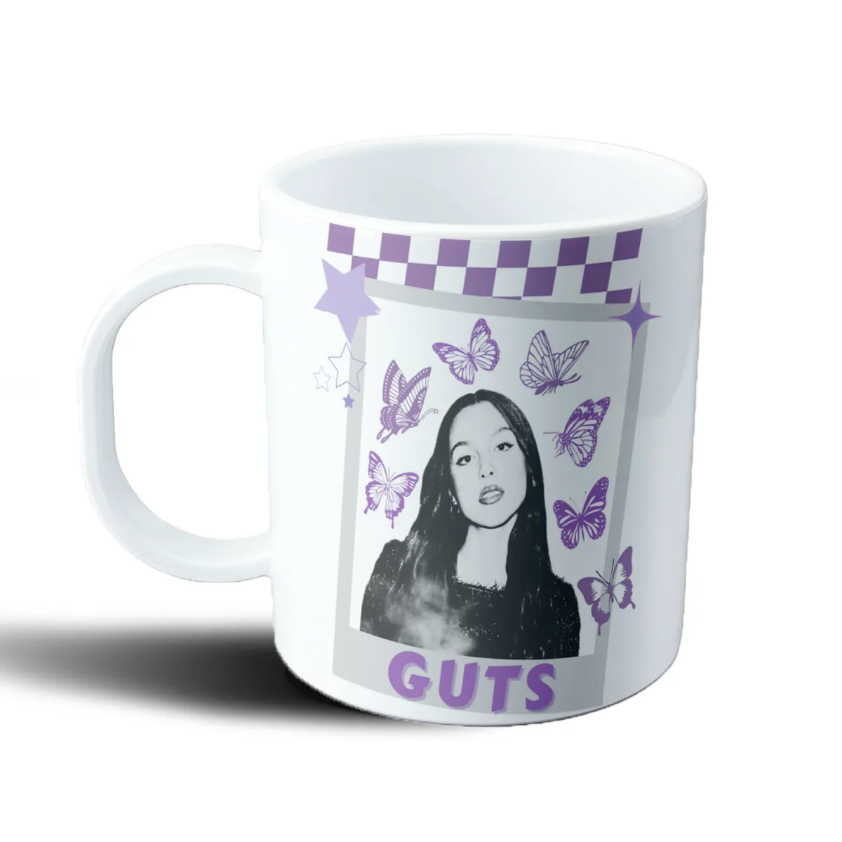 Taza de Plástico Olivia Rodrigo GUTS Mariposas - vista 2