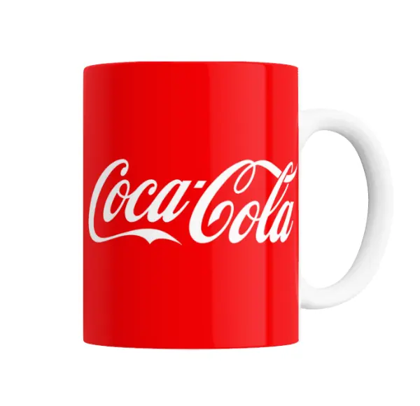 Taza de Cerámica Coca Cola Logo Clásico Rojo