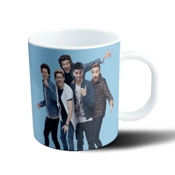 Taza de Plástico One Direction Banda Foto Grupal