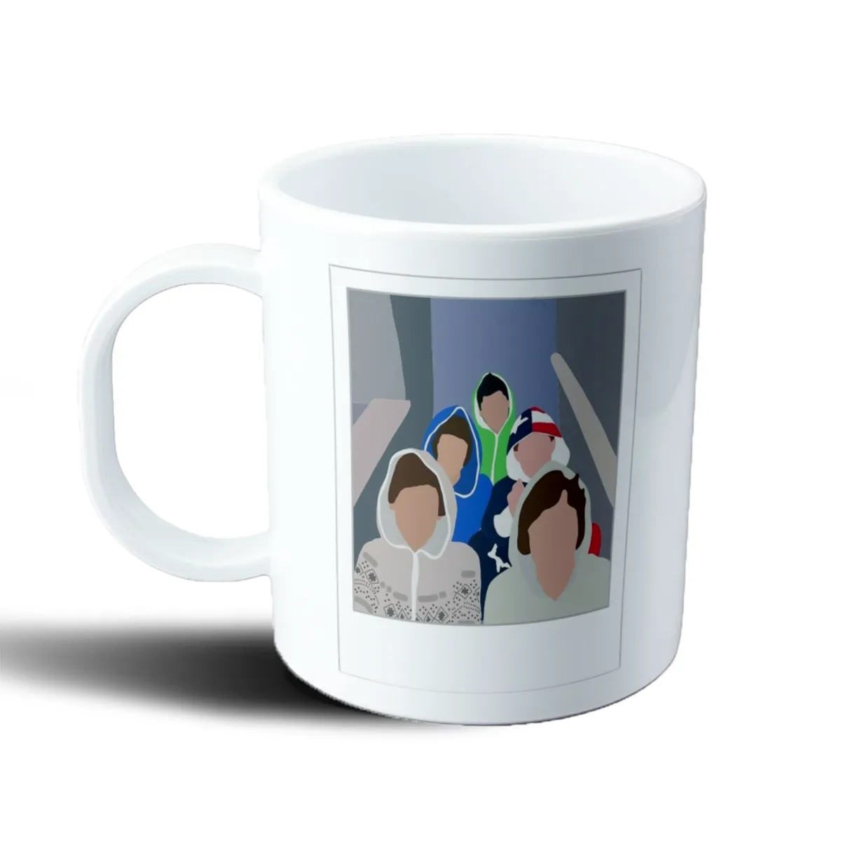 Taza de Plástico One Direction Cinco Chicos con Capucha - vista 2