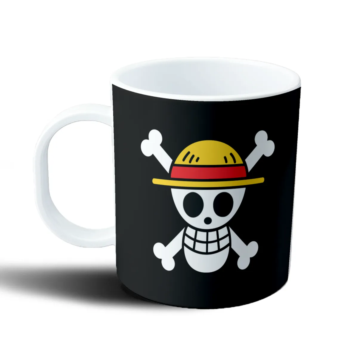 Taza de Plástico One Piece Bandera Sombrero de Paja - vista 2