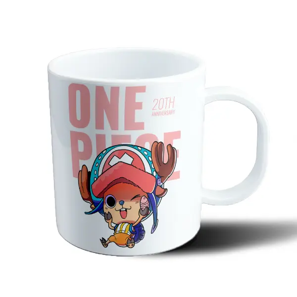 Taza de Plástico One Piece Chopper 20th Anniversary