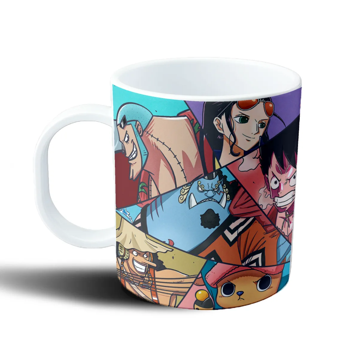 Taza de Plástico One Piece Luffy Nami Chopper Jinbe - vista 2