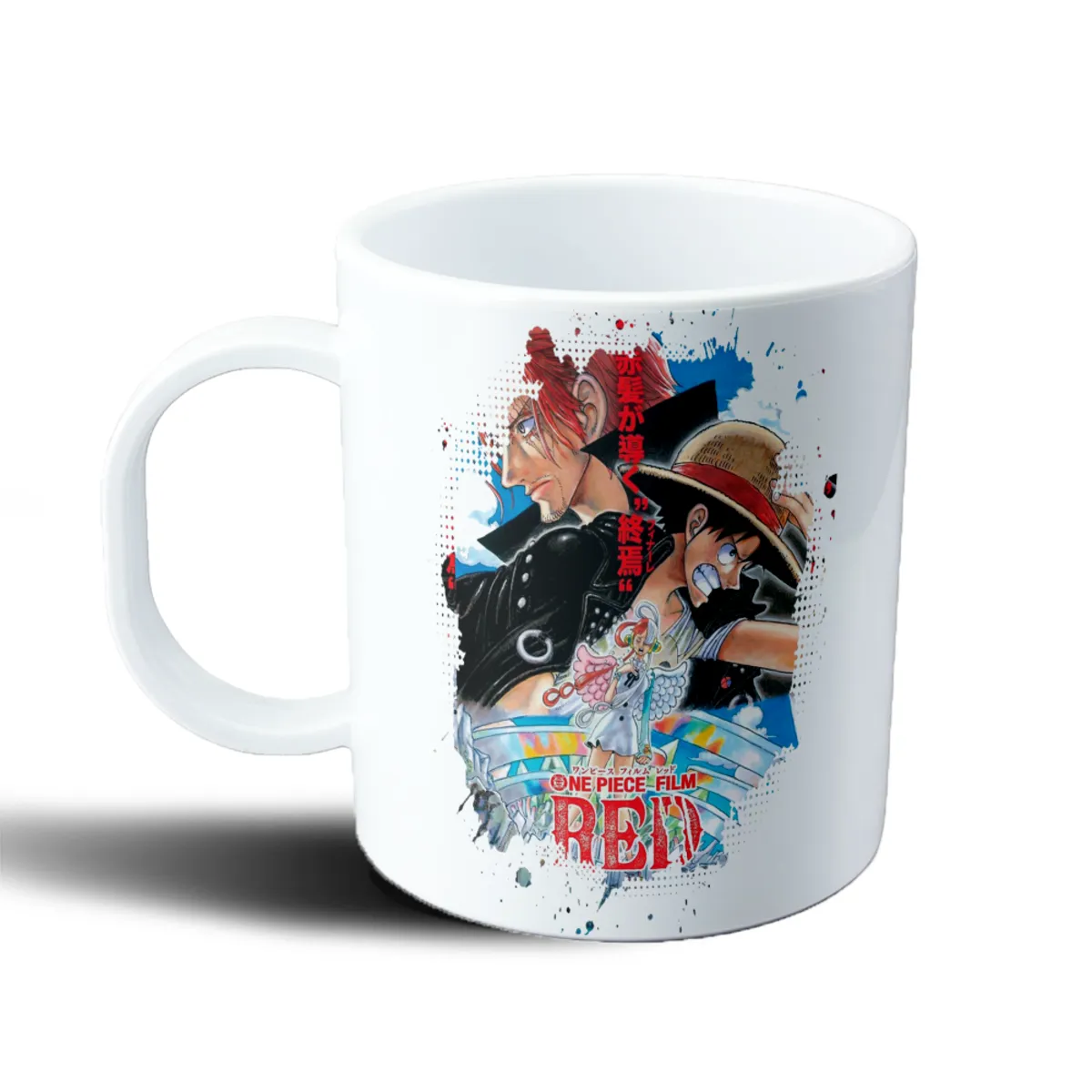 Taza de Plástico One Piece Film Red Shanks y Luffy - vista 2