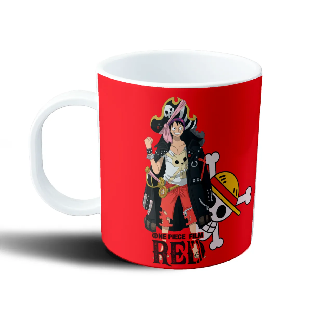 Taza de Plástico One Piece Film Red Luffy y Uta - vista 2