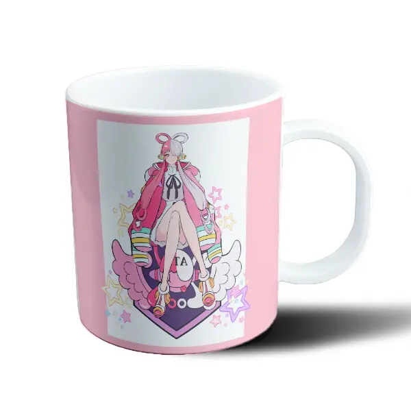 Taza de Plástico One Piece Uta Film Red Estrellas