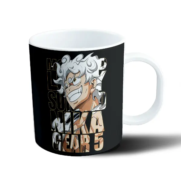 Taza de Plástico One Piece Luffy Nika Gear 5