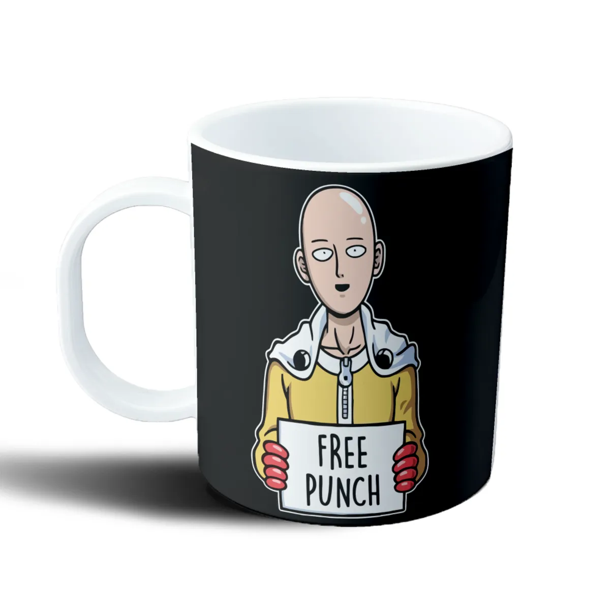 Taza de Plástico One Punch Man Saitama Free Punch - vista 2