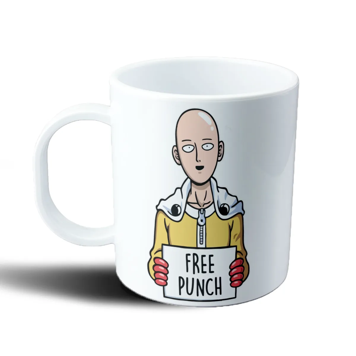 Taza de Plástico One Punch Man Saitama Free Punch - vista 2