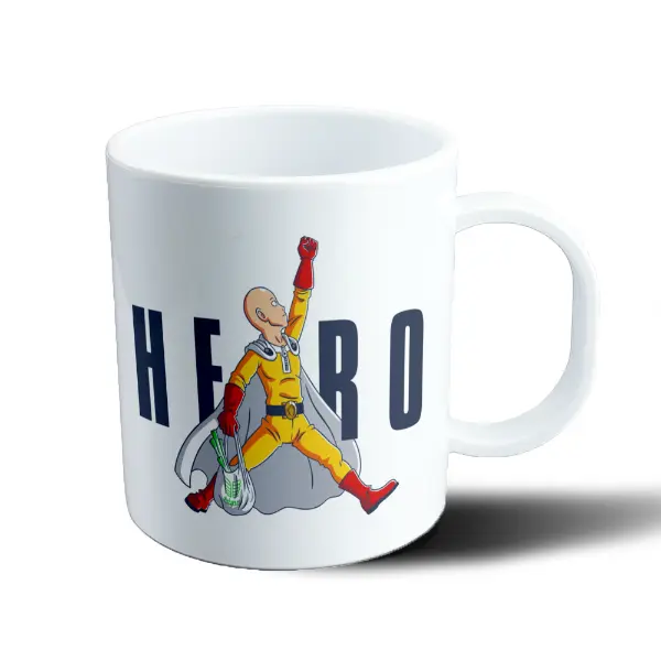 Taza de Plástico One Punch Man Saitama Hero Estilo Jordan