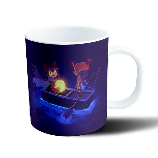 Taza de Plástico One Shot Niko con el Sol en la Barca