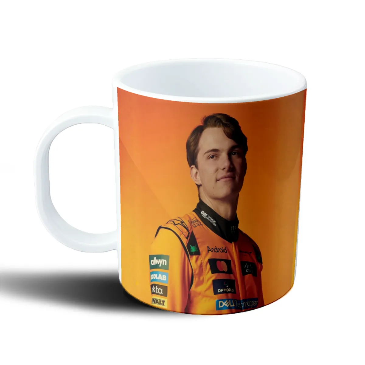 Taza de Plástico Oscar Piastri McLaren Naranja - vista 2