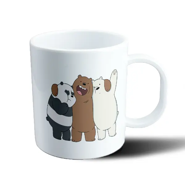 Taza de Plástico Osos Escandalosos Grizzly Panda Polar