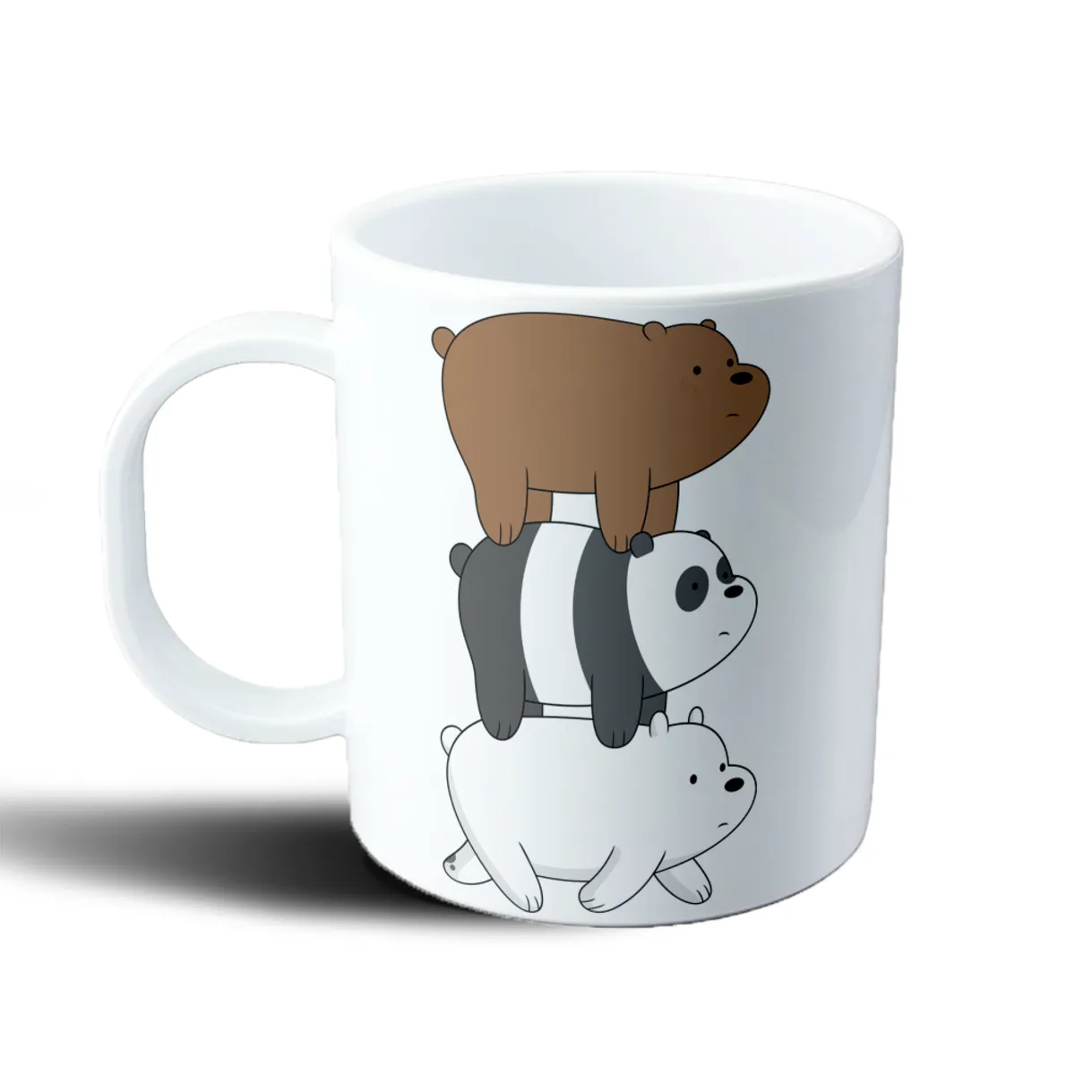 Taza de Plástico Osos Escandalosos Grizzly Panda y Oso Polar - vista 2