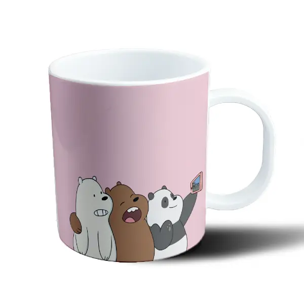 Taza de Plástico Osos Escandalosos Selfie