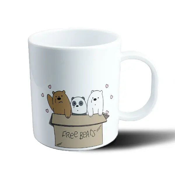 Taza de Plástico Osos Escandalosos Free Bears en caja
