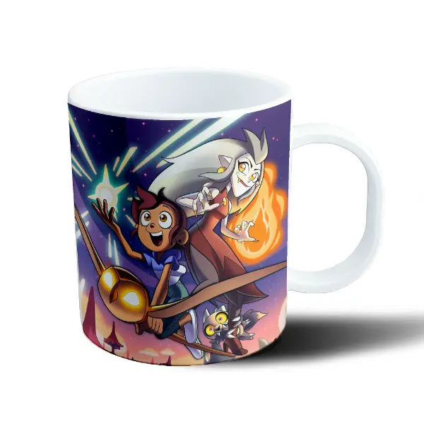 Taza de Plástico Owl House Luz Eda y King