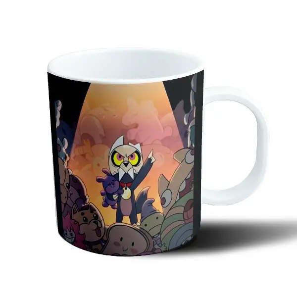Taza de Plástico Owl House King con Peluche