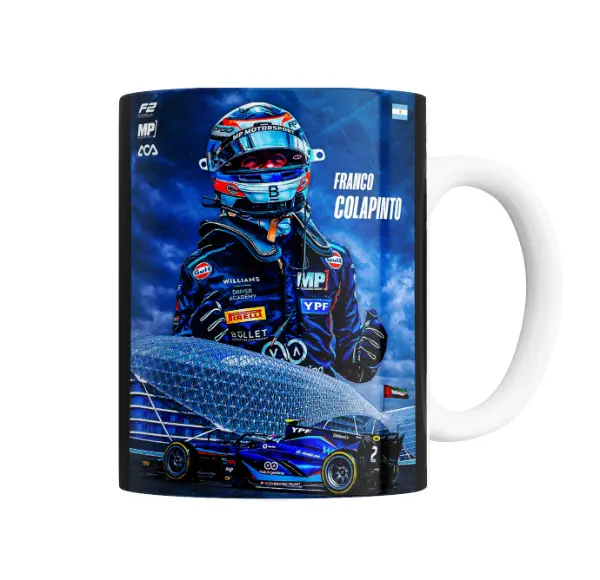 Taza de Cerámica Franco Colapinto F2 MP Motorsport