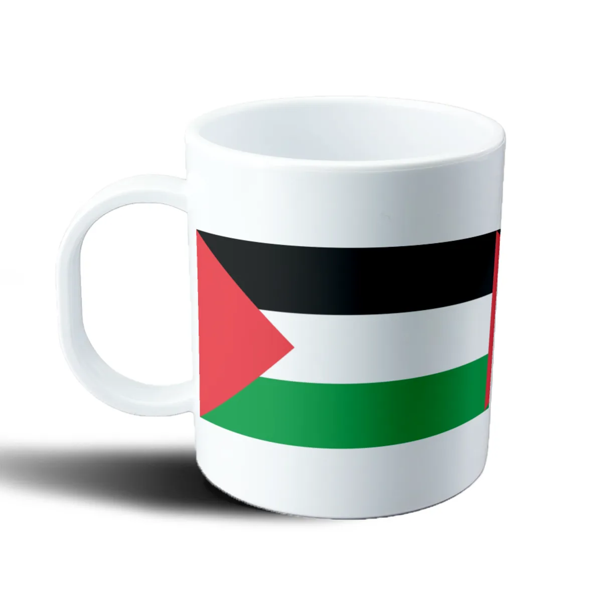 Taza de Plástico Palestina Bandera - vista 2