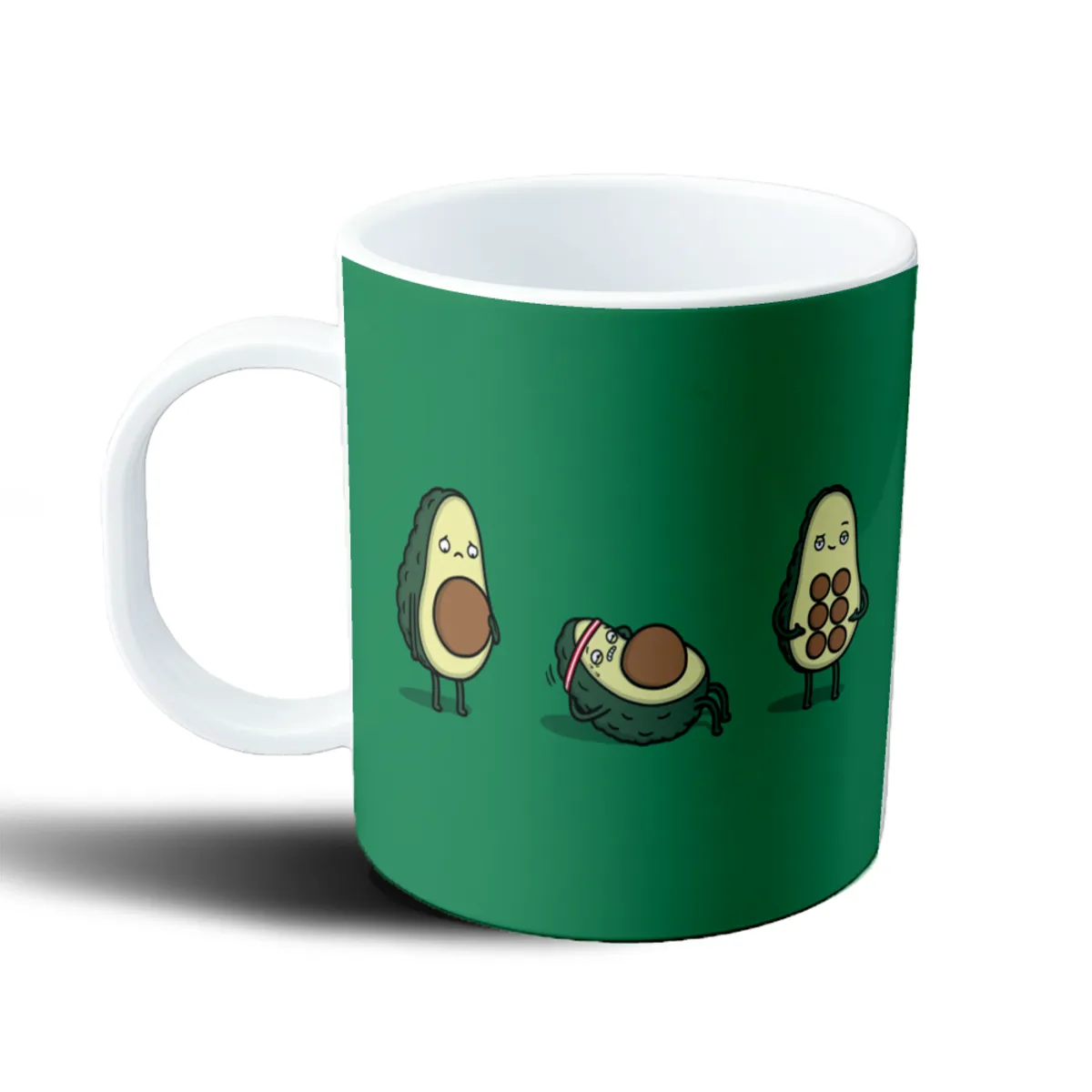 Taza de Plástico Paltas Kawaii con Vincha - vista 2