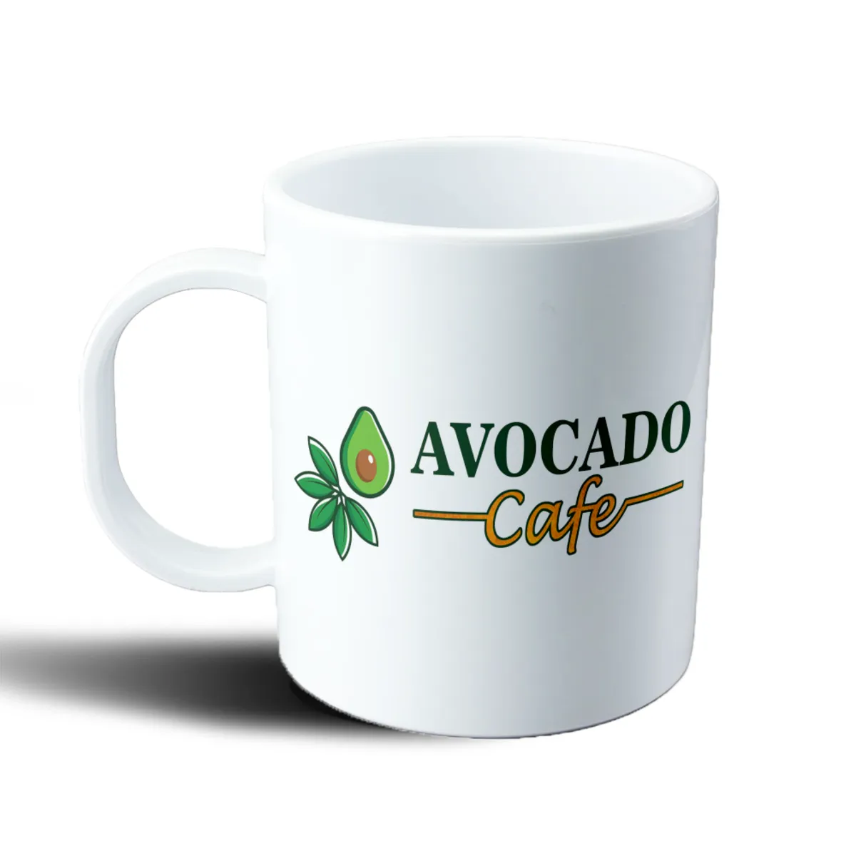 Taza de Plástico Avocado Cafe Logo Paltas - vista 2