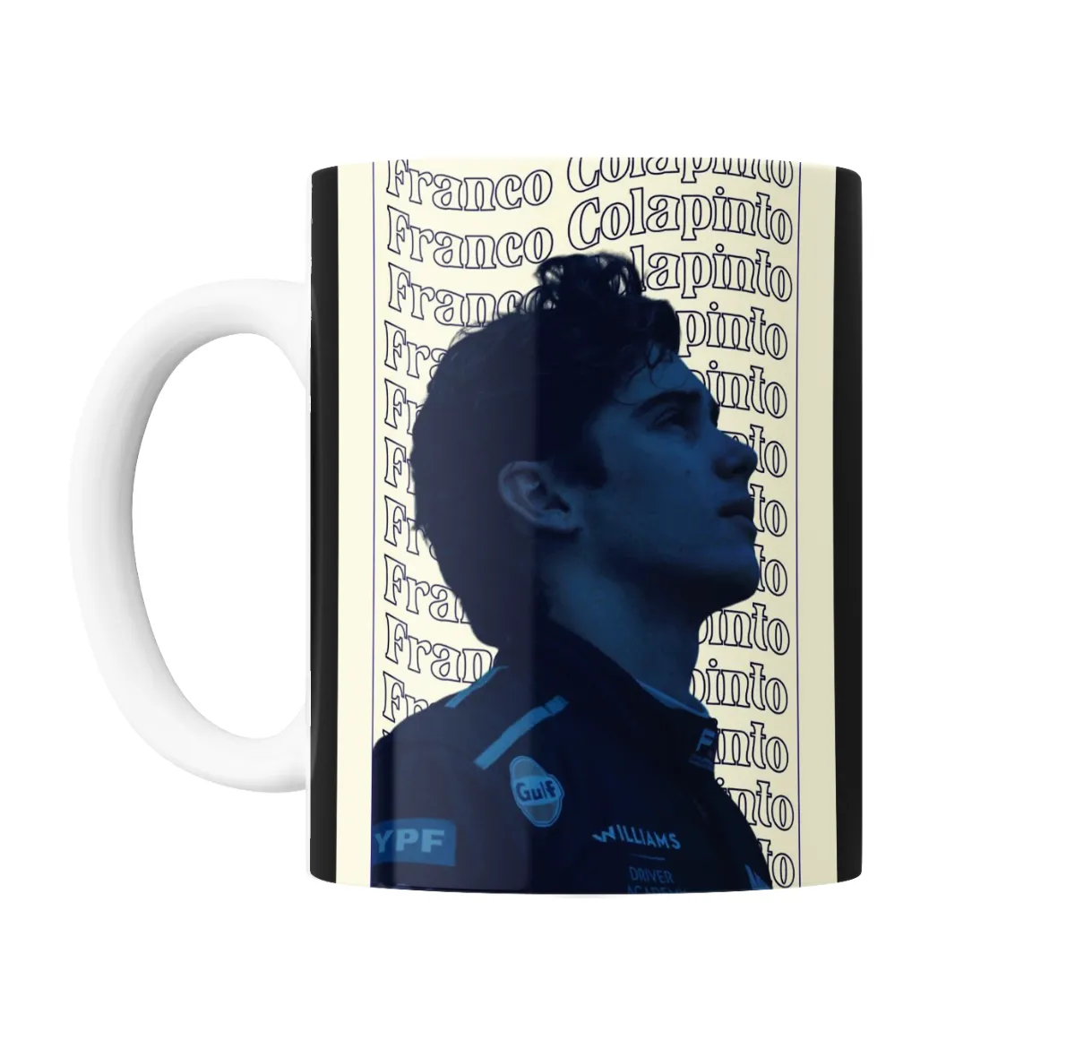 Taza de Cerámica Franco Colapinto Williams Driver Academy - vista 2