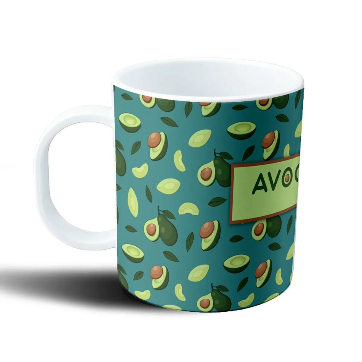 Taza de Plástico Avocado Palta Patrón Cerámica - vista 2