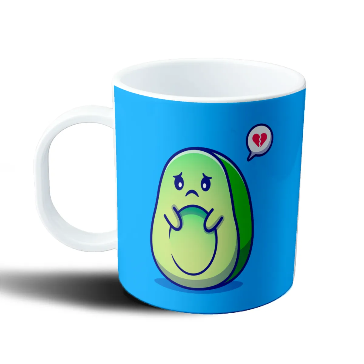 Taza de Plástico Palta Triste Corazón Roto - vista 2