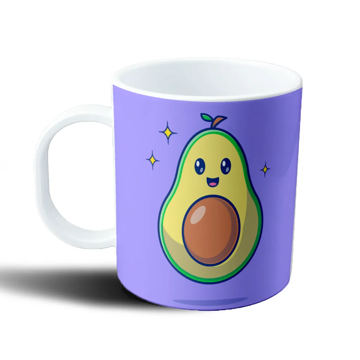 Taza de Plástico Palta Kawaii Violeta - vista 2