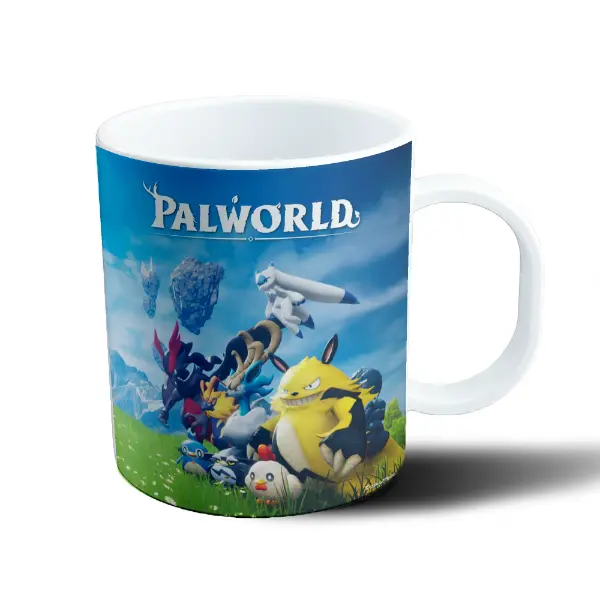 Taza de Plástico Palworld Pals en el Campo