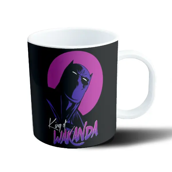Taza de Plástico Pantera Negra King of Wakanda