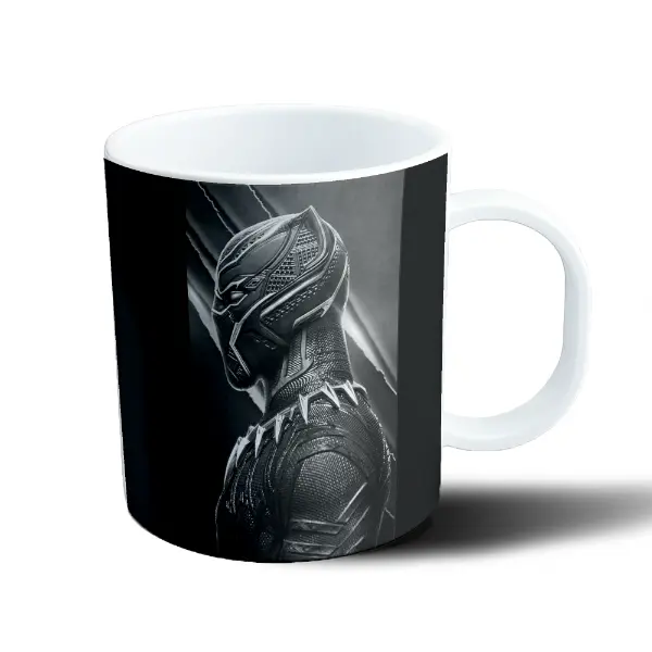 Taza de Plástico Pantera Negra Traje Stealth