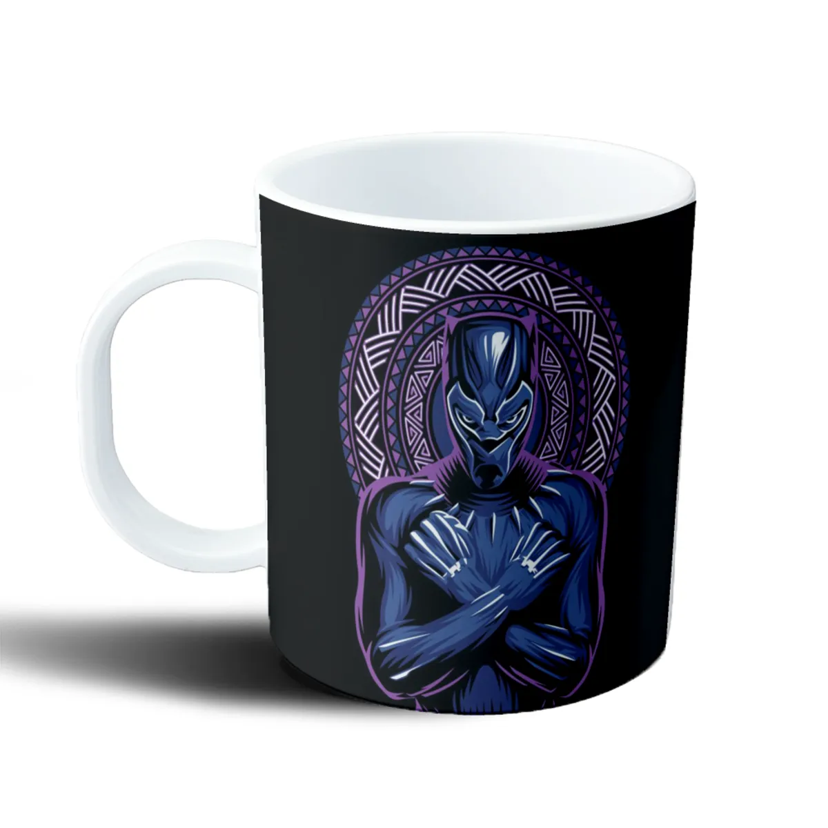 Taza de Plástico Pantera Negra Wakanda Mandala - vista 2