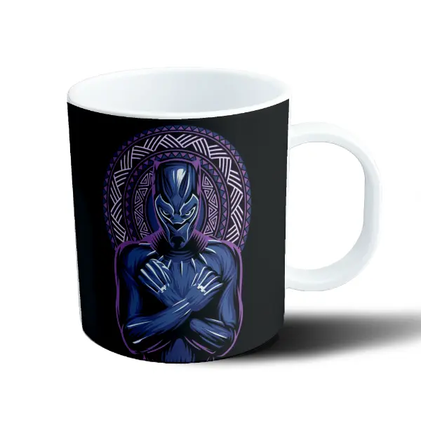 Taza de Plástico Pantera Negra Wakanda Mandala