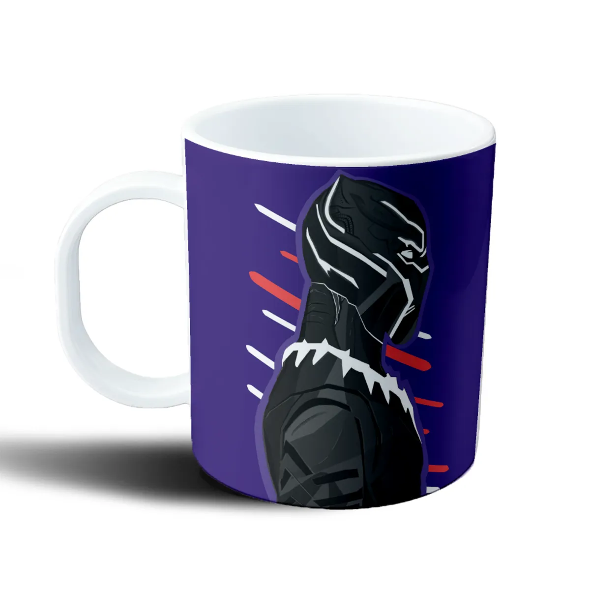 Taza de Plástico Pantera Negra Marvel Traje Violeta - vista 2