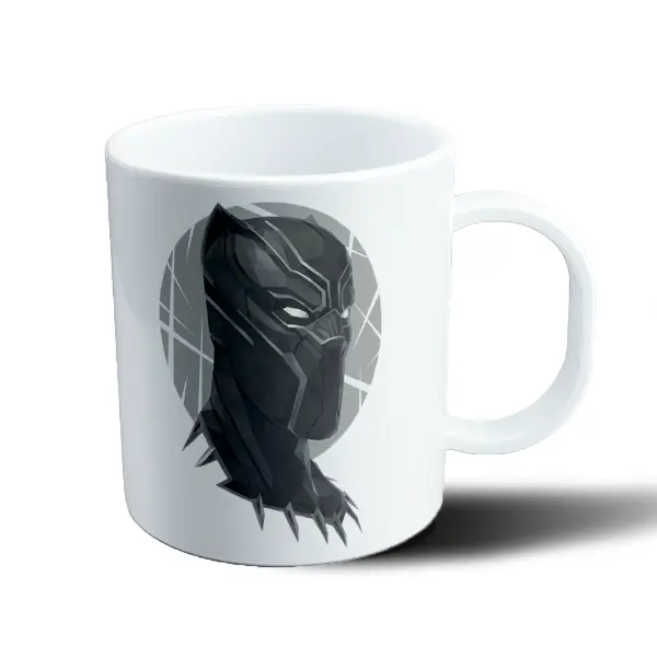 Taza de Plástico Pantera Negra Marvel Diseño Geométrico