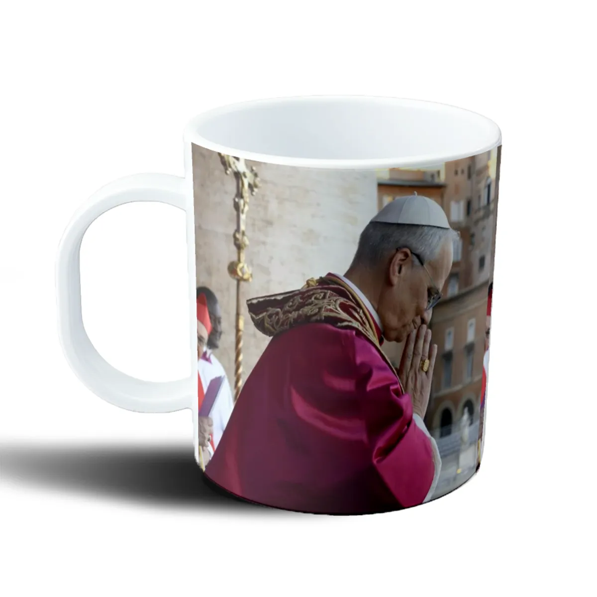 Taza de Plástico Papa León XIV Oración - vista 2