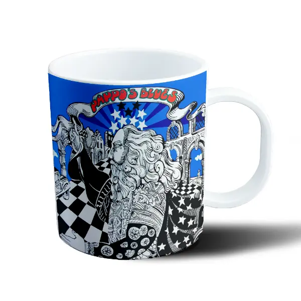Taza de Plástico Pappo's Blues Tapa Clásica